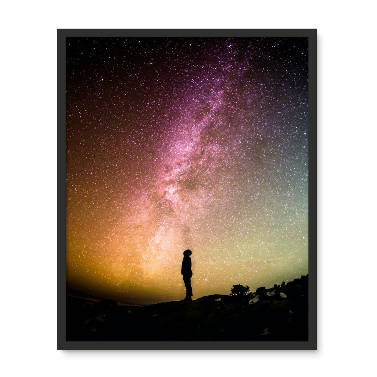 Stargazer Framed Photo Tile